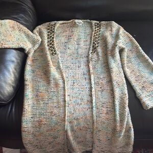 Vertigo Paris Cream multicolor  Cardigan Sweater